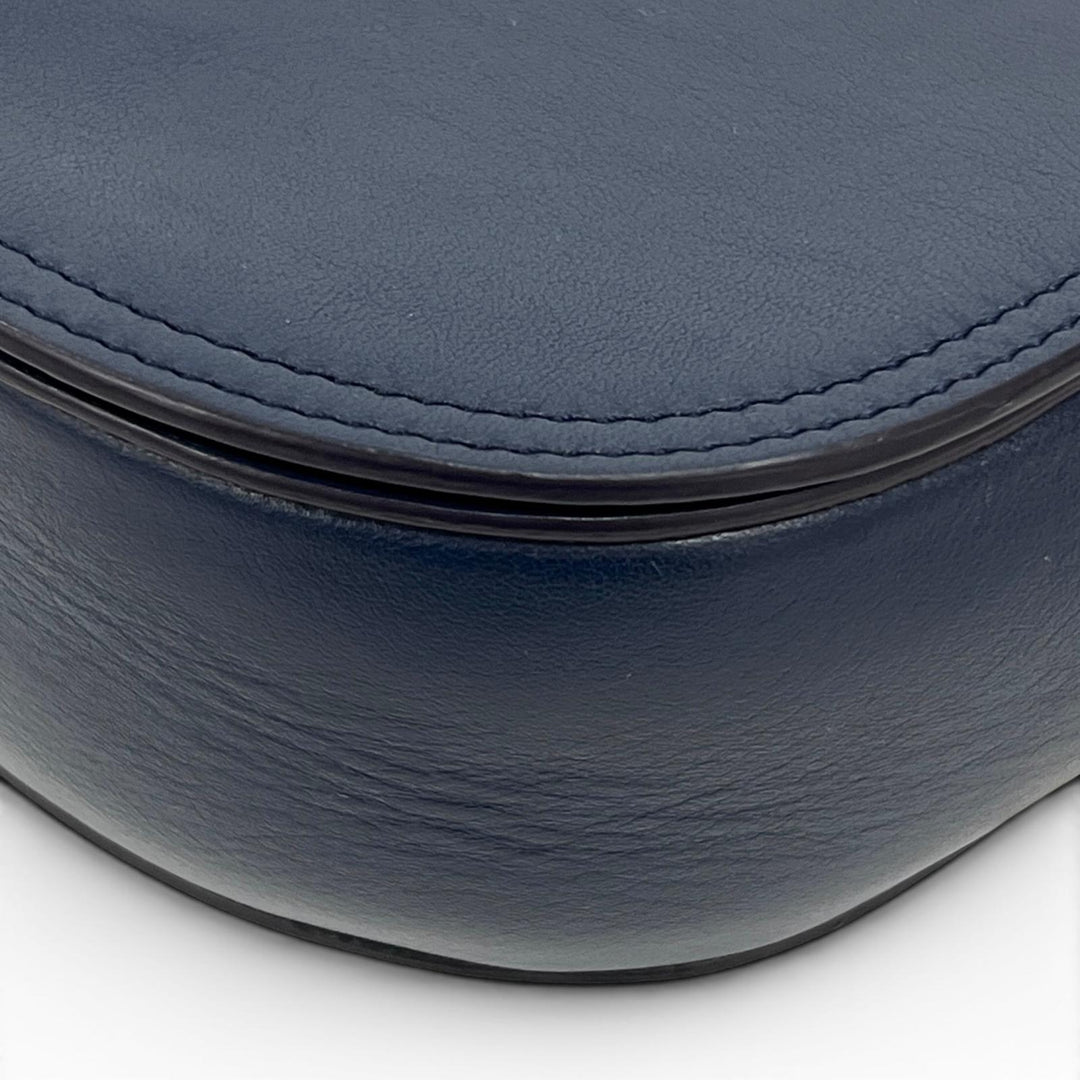 未使用品▲J&amp;M Davidson ジェイアンドエムデヴィッドソン 1841N カーフレザー ショルダーバッグ ブルー レディース 定価139700円