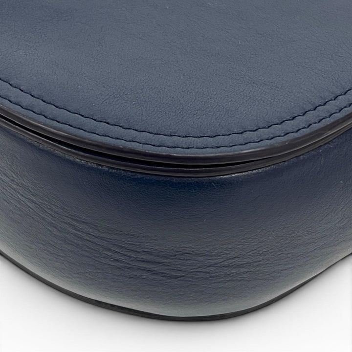 未使用品▲J&amp;M Davidson ジェイアンドエムデヴィッドソン 1841N カーフレザー ショルダーバッグ ブルー レディース 定価139700円