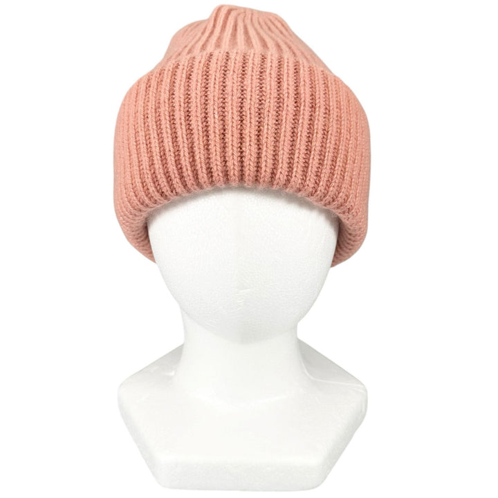 極美品▲HERMES エルメス 2022年製 H222042N フィリパ カシミヤ モヘア セリエボタン ニットキャップ ピンク M 伊製 正規品 レディース