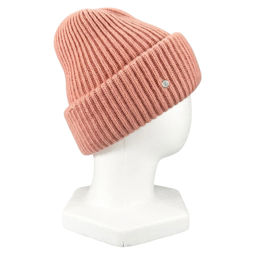 極美品▲HERMES エルメス 2022年製 H222042N フィリパ カシミヤ モヘア セリエボタン ニットキャップ ピンク M 伊製 正規品 レディース