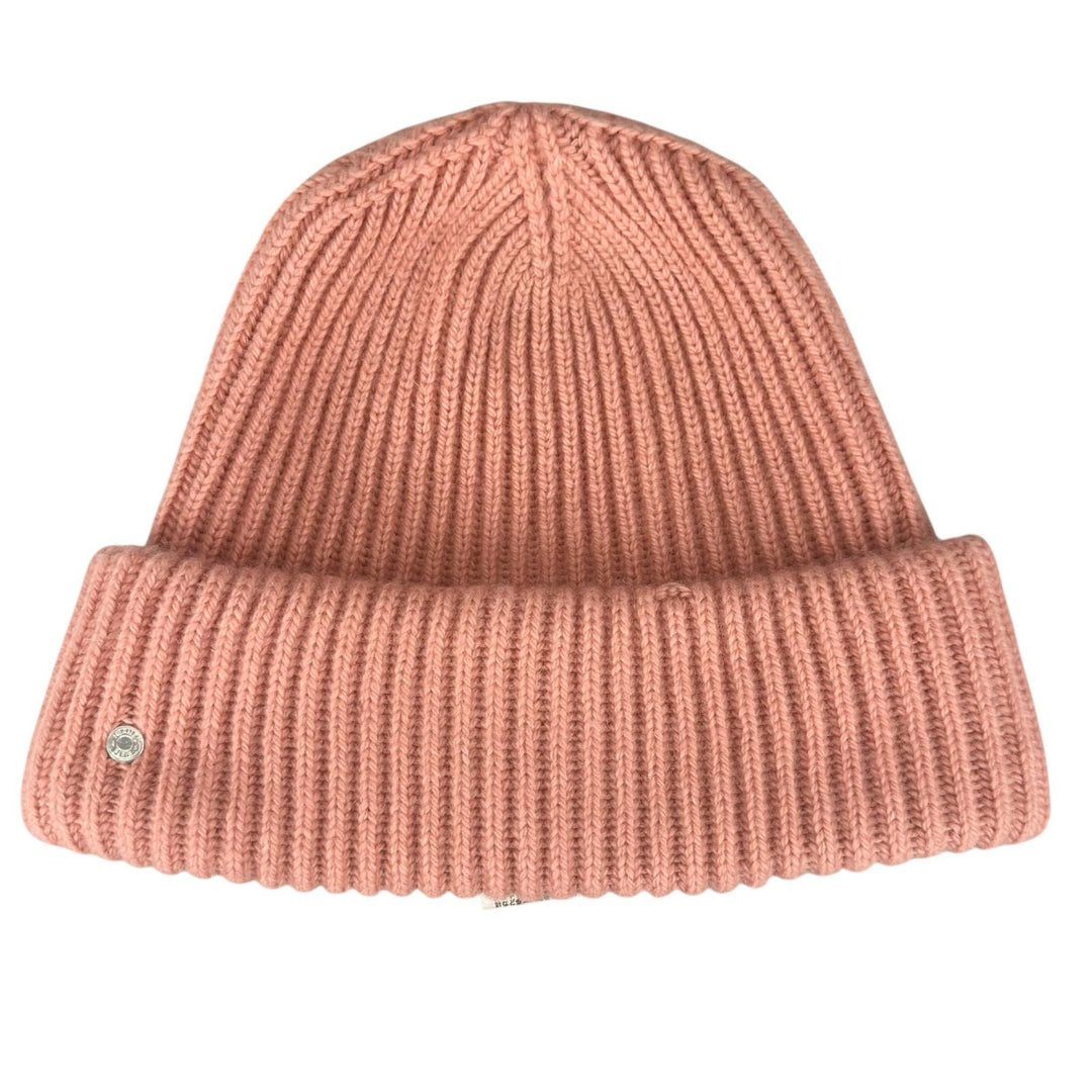 極美品▲HERMES エルメス 2022年製 H222042N フィリパ カシミヤ モヘア セリエボタン ニットキャップ ピンク M 伊製 正規品 レディース
