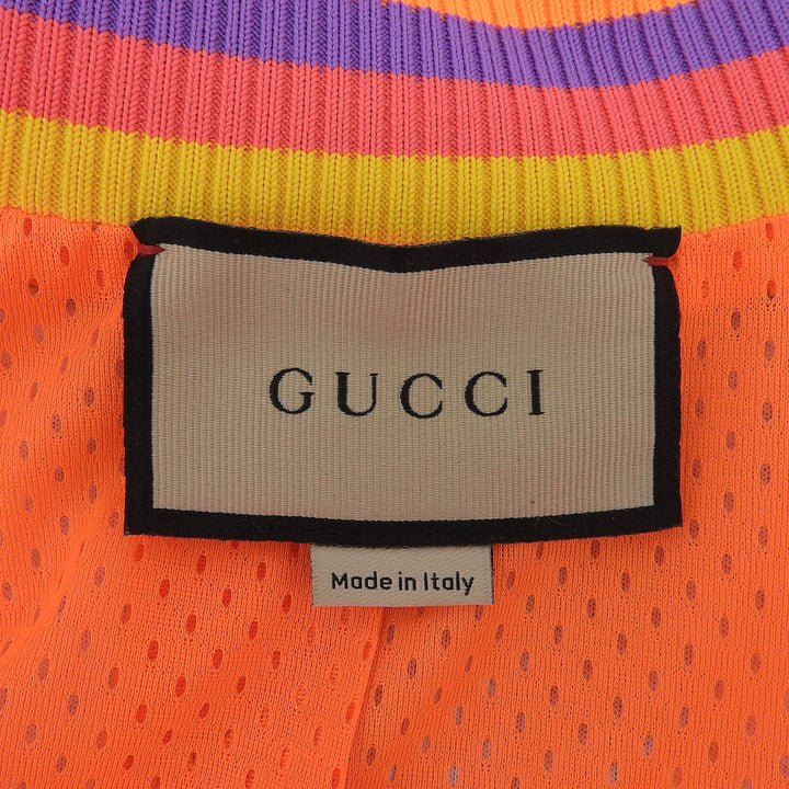 極美品▲GUCCI グッチ 701623 ジャンボGG テクニカルジャージ ジップジャケット ブルゾン マルチ M イタリア製 正規品 メンズ