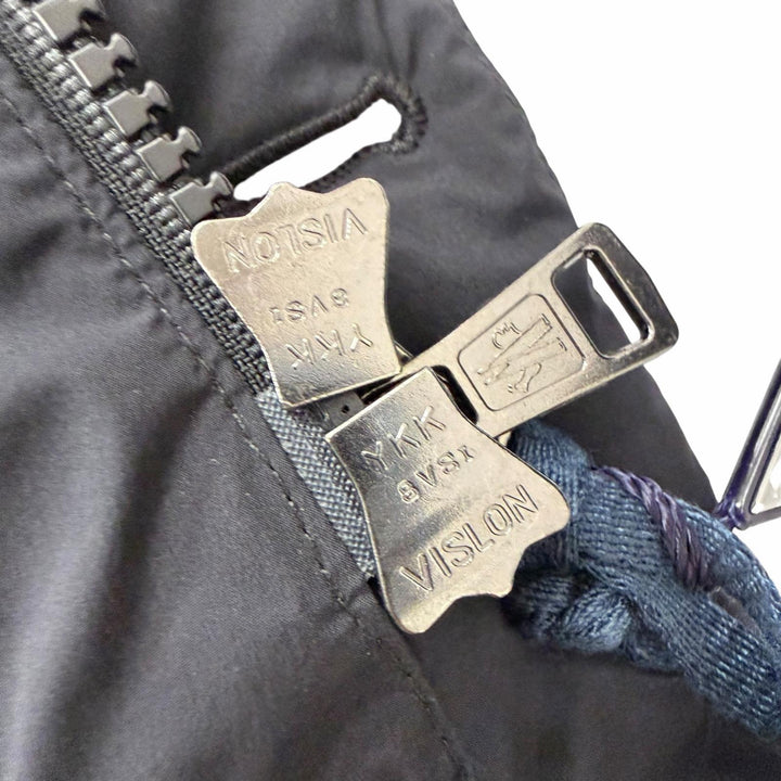 未使用品□MONCLER モンクレール REIMS GIUBBOTTO レザーロゴワッペン フーデッド ダウンジャケット ブラック 1 正規品 ハンガー付き