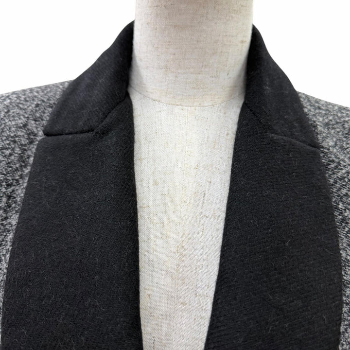 美品☆Christian Dior クリスチャンディオール 3H21834A1110 アンゴラ・カシミヤ混 ラフ・シモンズ期 バーシルエット コート 38 正規品