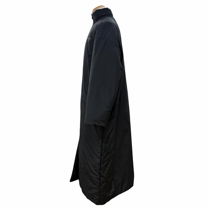 極美品▼BALENCIAGA バレンシアガ 486299 Kering Padded Raincoat ケリング デムナ初期 フード入り オーバーサイズ 中綿コート 46 正規品