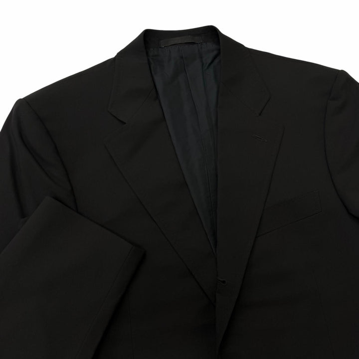 美品□YVES SAINT LAURENT イヴ・サンローラン ヴィンテージ 166940 トムフォード期 リヴゴーシュ ビッグYSL スリーピーススーツ 48/46