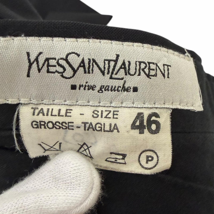 美品□YVES SAINT LAURENT イヴ・サンローラン ヴィンテージ 166940 トムフォード期 リヴゴーシュ ビッグYSL スリーピーススーツ 48/46