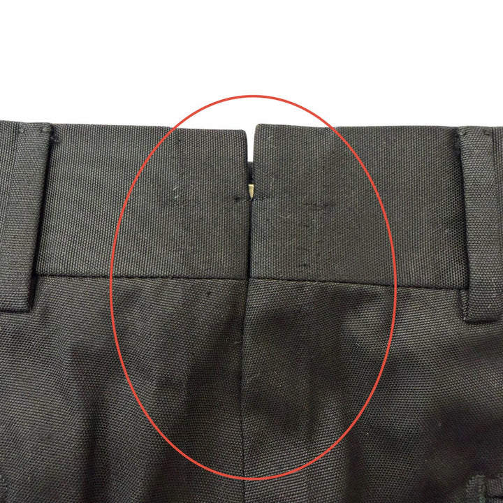 美品□GUCCI グッチ ヴィンテージ コットン100％ トムフォード期 シングル ピークドラペル スーツ 上下セットアップ ブラック 46 メンズ