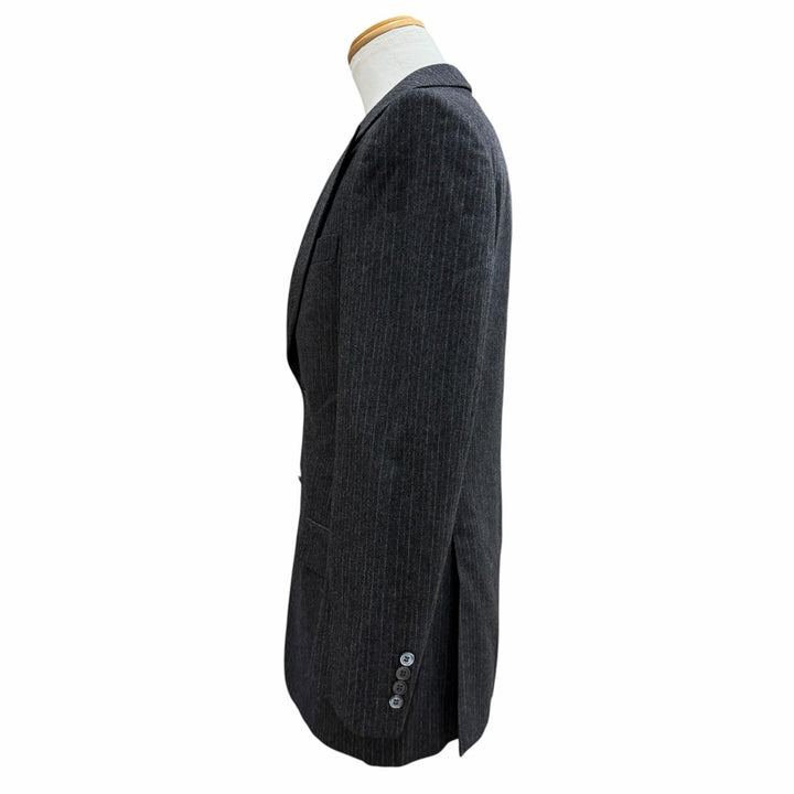 良品▼Yves Saint Laurent rive gauche イヴサンローランリヴゴーシュ ヴィンテージ 100314 トムフォード期 ストライプ柄 シングルスーツ