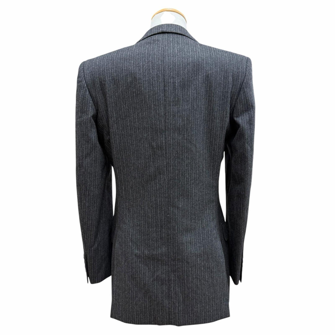 良品▼Yves Saint Laurent rive gauche イヴサンローランリヴゴーシュ ヴィンテージ 100314 トムフォード期 ストライプ柄 シングルスーツ