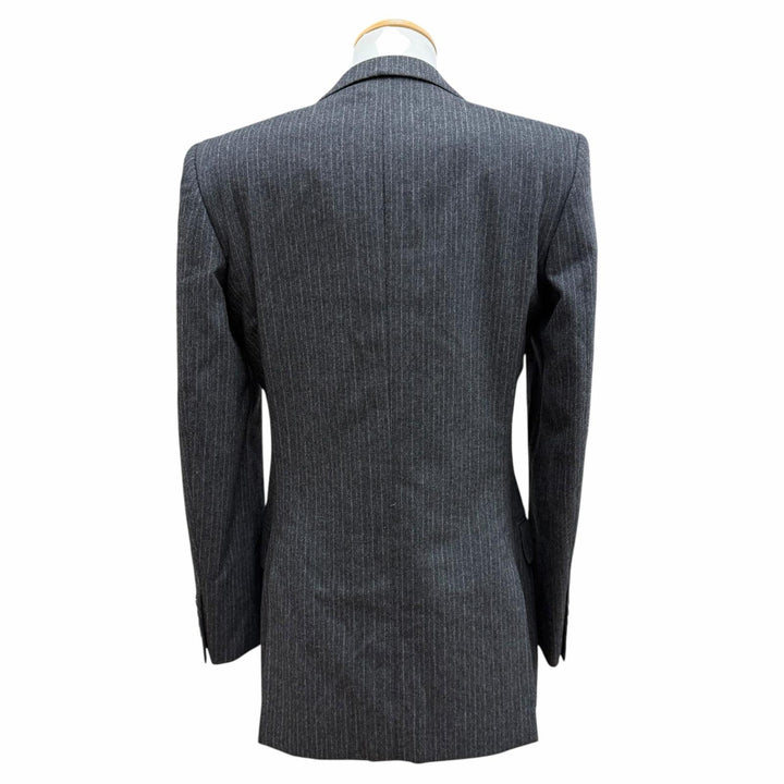 良品▼Yves Saint Laurent rive gauche イヴサンローランリヴゴーシュ ヴィンテージ 100314 トムフォード期 ストライプ柄 シングルスーツ