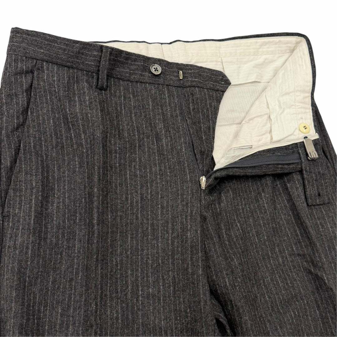 良品▼Yves Saint Laurent rive gauche イヴサンローランリヴゴーシュ ヴィンテージ 100314 トムフォード期 ストライプ柄 シングルスーツ