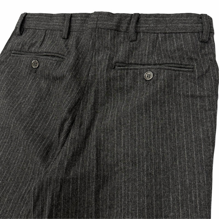 良品▼Yves Saint Laurent rive gauche イヴサンローランリヴゴーシュ ヴィンテージ 100314 トムフォード期 ストライプ柄 シングルスーツ