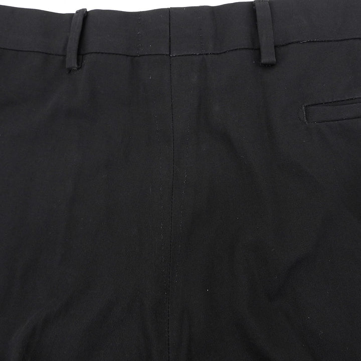 美品▲DIOR ディオール オム ヴィンテージ 2002年製 エディ期 2EH1012627 コットン100% ワイドパンツ ブラック 48 伊製 正規品 メンズ