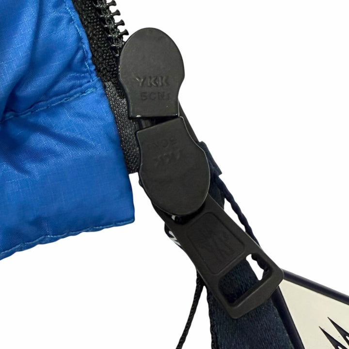 未使用品□MONCLER モンクレール 2022年製 PEUPLIER GIUBBOTTO フード入り ダウンジャケット ブルー 3 国内正規品 メンズ ハンガー付き