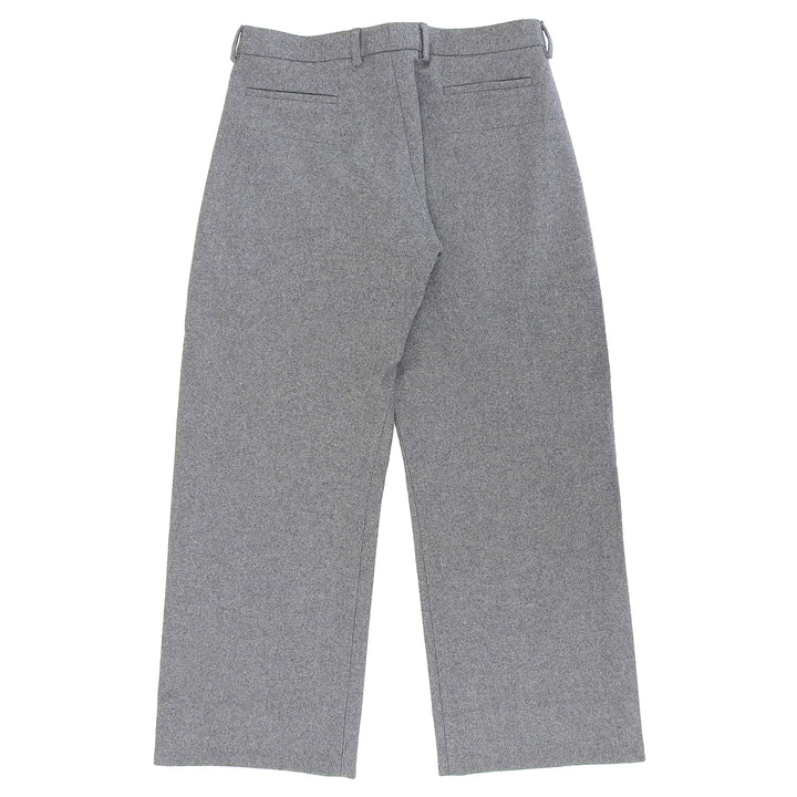 極美品▲DIOR ディオール オム 2002年製 2HH1015423 エディ期 ウール カシミヤ混 ワイドパンツ グレー 48 イタリア製 正規品 メンズ
