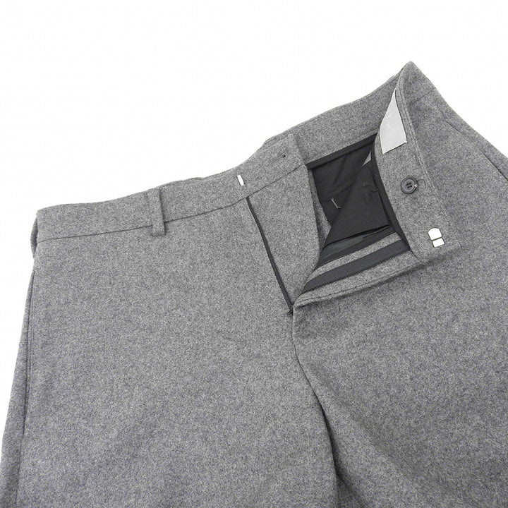 極美品▲DIOR ディオール オム 2002年製 2HH1015423 エディ期 ウール カシミヤ混 ワイドパンツ グレー 48 イタリア製 正規品 メンズ