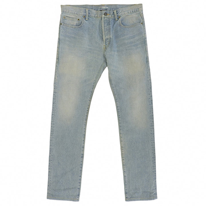 極美品▲SAINT LAURENT PARIS サンローランパリ 2012年製 315392 コットン100% エディ期 ヴィンテージ加工 デニムパンツ 34 正規品