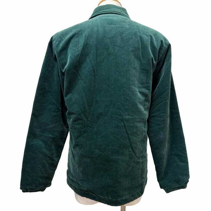美品□COMME des GARCONS コムデギャルソン W27174 細畝 中綿入り コーデュロイジャケット グリーン L フランス製 正規品 メンズ