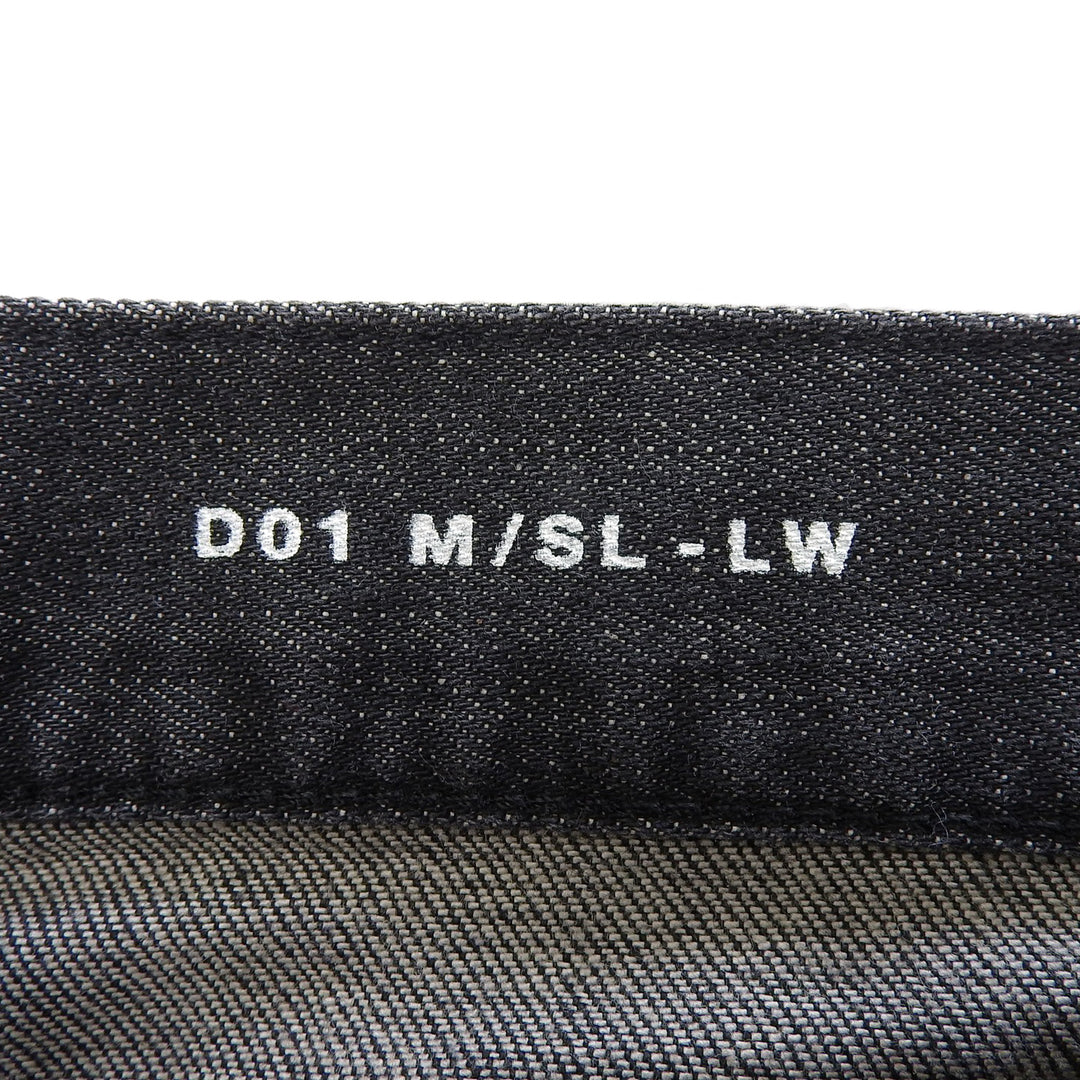 美品▲SAINT LAURENT PARIS サンローランパリ 2013年製 344112 エディ期 USED加工 ボタンフライ デニムパンツ ブラック 31 正規品 メンズ