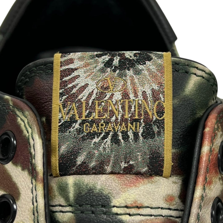極美品▲Valentino Garavani ヴァレンティノガラヴァーニ TL940Y2 ダイダイ柄 スリッポン マルチ 39 イタリア製 メンズ 箱・保存袋付き