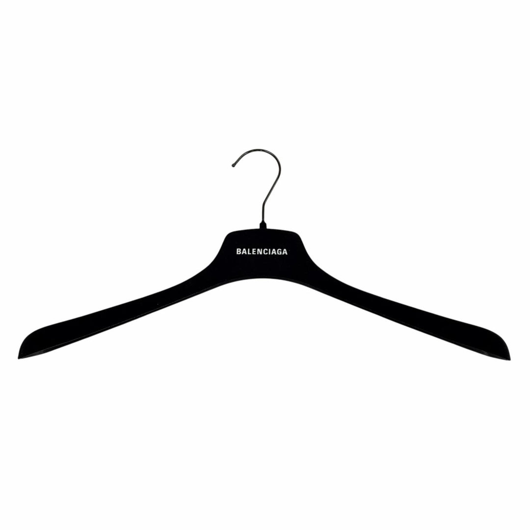 未使用品▼BALENCIAGA バレンシアガ 2024年製 821801 ロゴワッペン ZIPUP ニットジャケット ブラック XS 伊製 正規品 メンズ ハンガー付