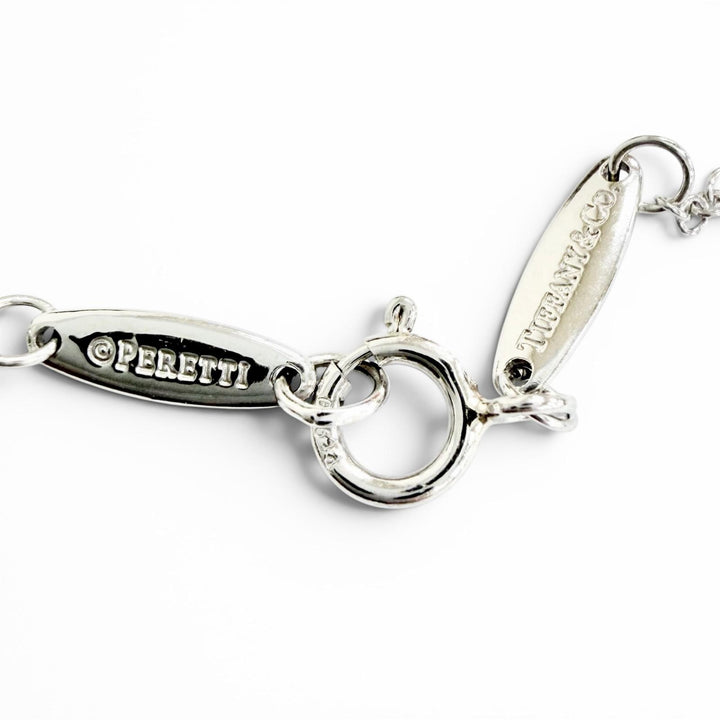 美品△TIFFANY&amp;Co. ティファニー バイザヤード PT950 1Pダイヤモンド ネックレス 約0.18ct 直径約4.90mm プラチナ 重量2.3g レディース