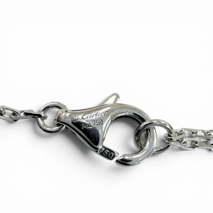 美品☆Cartier カルティエ DDX971 ダムール SM ダイヤ ネックレス 750（WG） ダイヤモンド ホワイトゴールド 重量2.82g レディース
