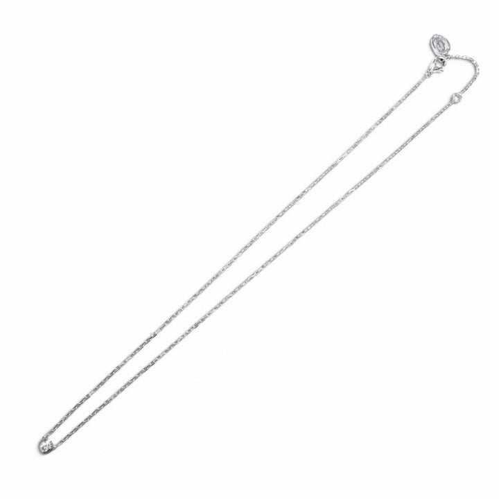 美品△Cartier カルティエ SIS607 ダムール SM ダイヤ ネックレス アクセサリー 750 WG ホワイトゴールド 全長41cm 重量2.91g レディース