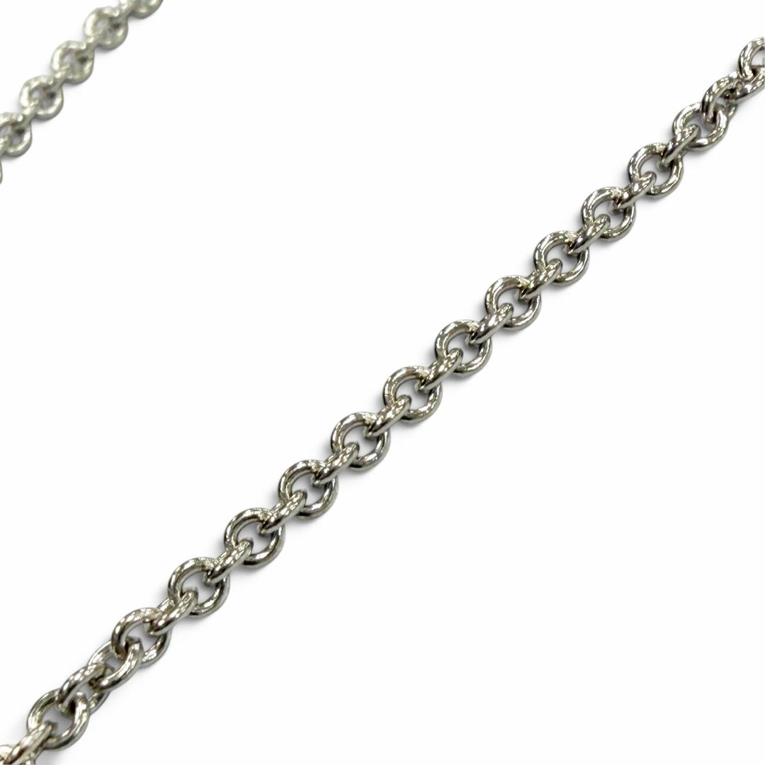 良品▼BVLGARI ブルガリ ビーゼロワン AU750(WG) チェーン ブレスレット シルバー イタリア製 重量6.85g レディース メンズ アクセサリー