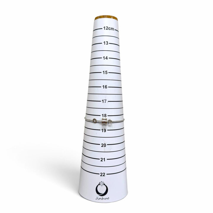 良品▼BVLGARI ブルガリ ビーゼロワン AU750(WG) チェーン ブレスレット シルバー イタリア製 重量6.85g レディース メンズ アクセサリー