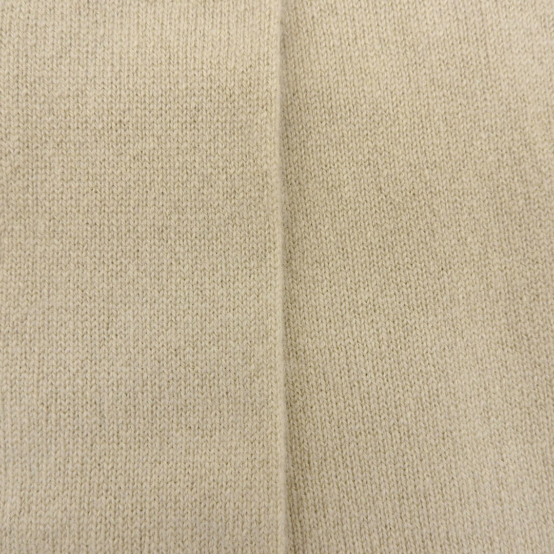 美品▲FOXEY フォクシー 18491 カシミヤ100% セーブル SABLE フリンジ マフラー 本毛皮ショール ベージュ F 日本製 正規品 レディース
