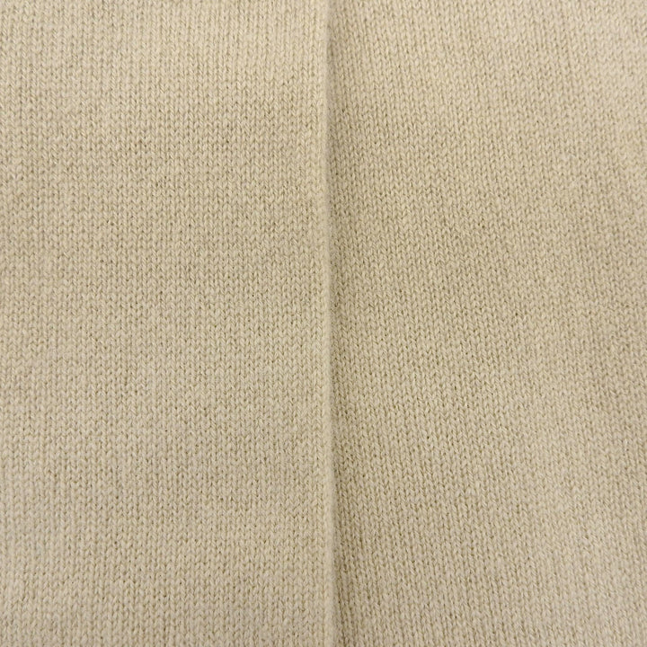 美品▲FOXEY フォクシー 18491 カシミヤ100% セーブル SABLE フリンジ マフラー 本毛皮ショール ベージュ F 日本製 正規品 レディース