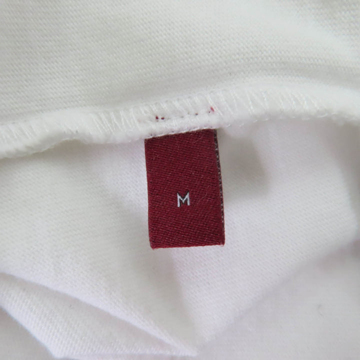 美品☆GUCCI グッチ 24AW 788093 ロゴ刺繍 オーバーサイズ コットンジャージー 半袖Ｔシャツ ホワイト M イタリア製 正規品 レディース