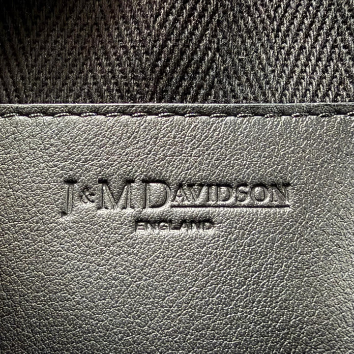 美品◇J&amp;M Davidson ジェイアンドエムデヴィッドソン 2WAY ベロア レザー ハンド ショルダーバッグ ブラック ゴールド金具 スペイン製