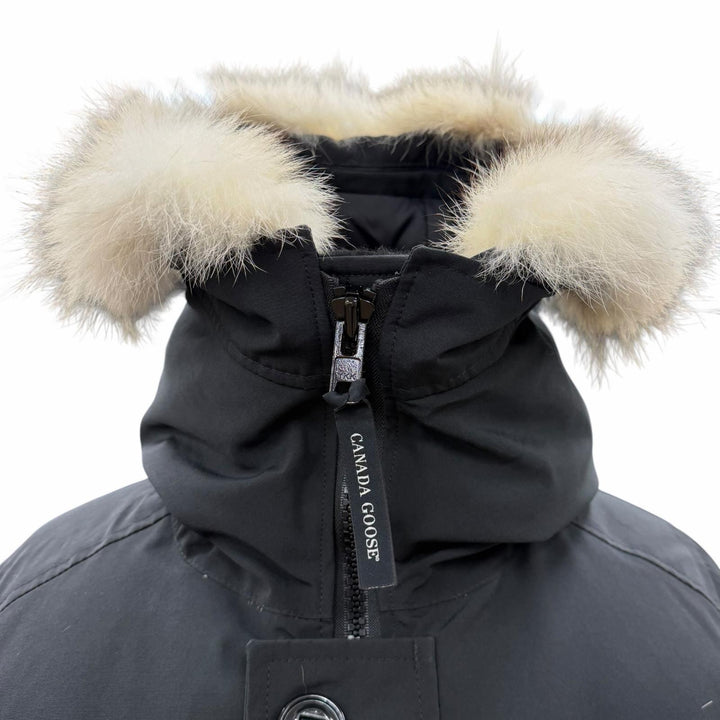 美品▼CANADA GOOSE カナダグース 3438JM Jasper Parka ジャスパー パーカ ダウンジャケット ブラック S カナダ製 国内正規品 メンズ