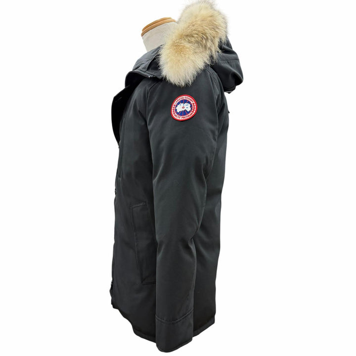 美品▼CANADA GOOSE カナダグース 3438JM Jasper Parka ジャスパー パーカ ダウンジャケット ブラック S カナダ製 国内正規品 メンズ