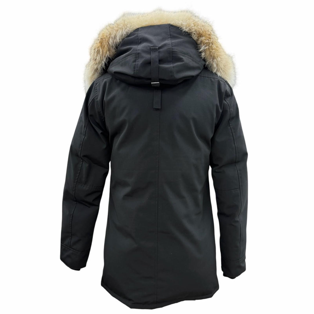 美品▼CANADA GOOSE カナダグース 3438JM Jasper Parka ジャスパー パーカ ダウンジャケット ブラック S カナダ製 国内正規品 メンズ