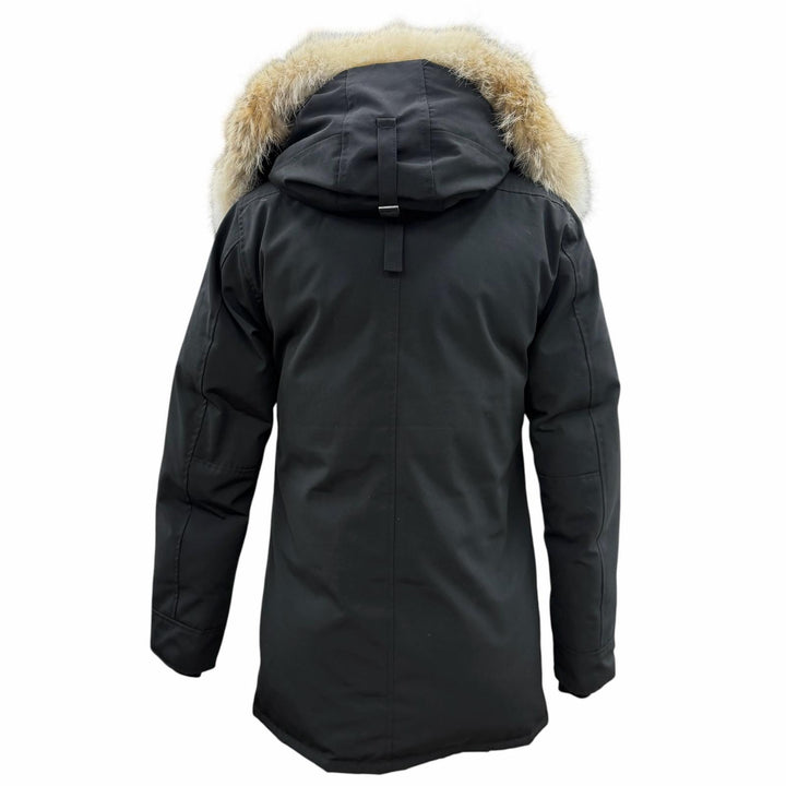 美品▼CANADA GOOSE カナダグース 3438JM Jasper Parka ジャスパー パーカ ダウンジャケット ブラック S カナダ製 国内正規品 メンズ