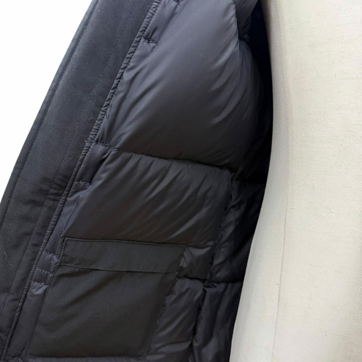美品▼CANADA GOOSE カナダグース 3438JM Jasper Parka ジャスパー パーカ ダウンジャケット ブラック S カナダ製 国内正規品 メンズ