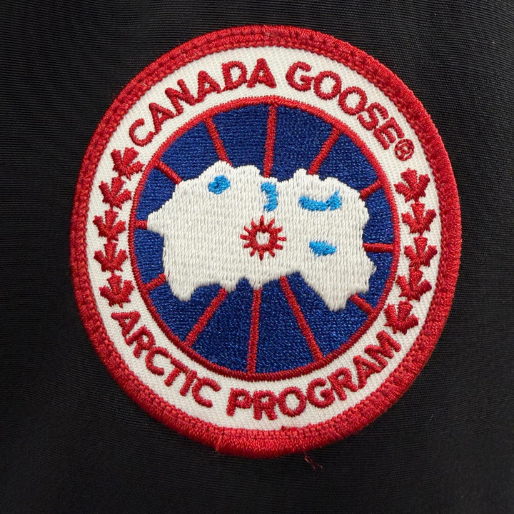 美品▼CANADA GOOSE カナダグース 3438JM Jasper Parka ジャスパー パーカ ダウンジャケット ブラック S カナダ製 国内正規品 メンズ