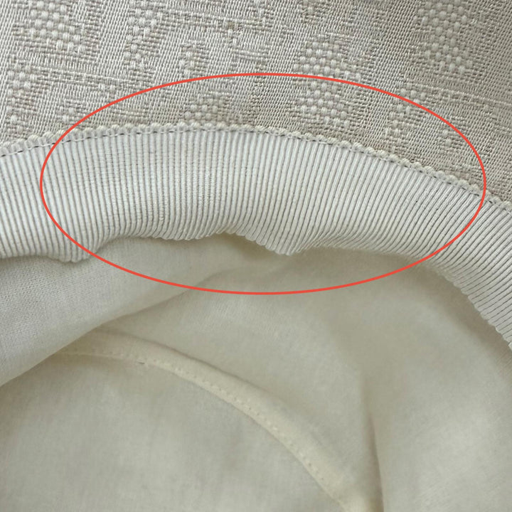 美品★Christian Dior クリスチャンディオール CPB06132ECOB コットン100％ Teddy-D オブリーク ボブハット レザー使い 57 正規品 箱付