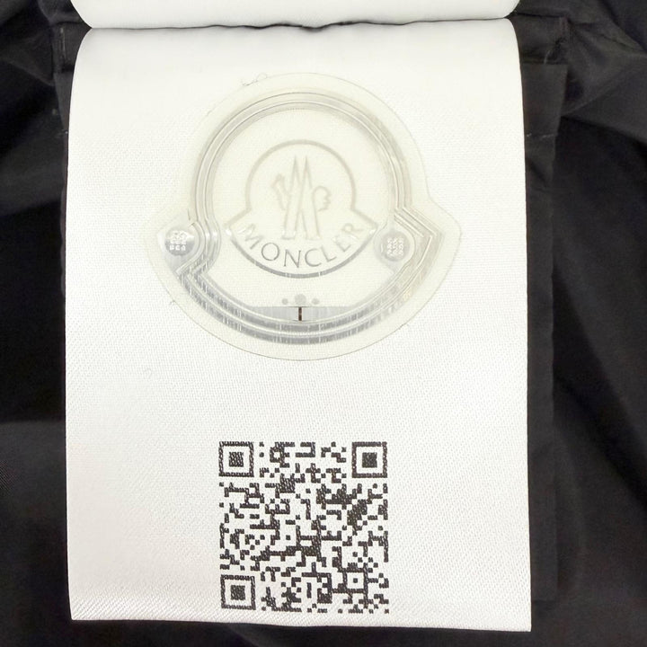 極美品□MONCLER モンクレール 2025年製 K20918G00043 FELPA APERTACON ZIP ボアブルゾン フリースジャケット ブラック S 正規品 メンズ
