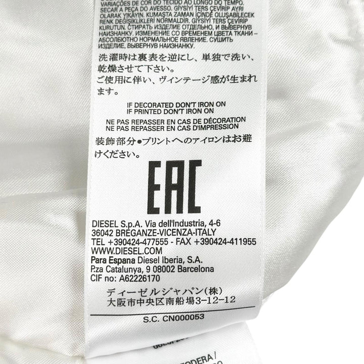 極美品▲DIESEL ディーゼル グラフィックプリント ダメージ加工 パッチワーク ボンバージャケット MA-1 マルチカラー 正規品 メンズ