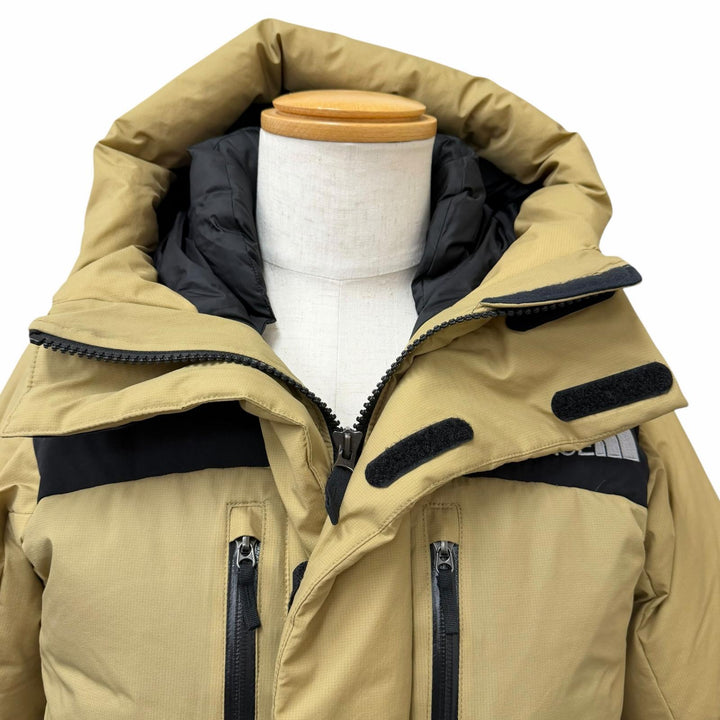 美品□THE NORTH FACE ザ ノースフェイス ND91840 Baltro Light Jacket GORE-TEX フーデッド ダウンジャケット ベージュ S 正規品 メンズ