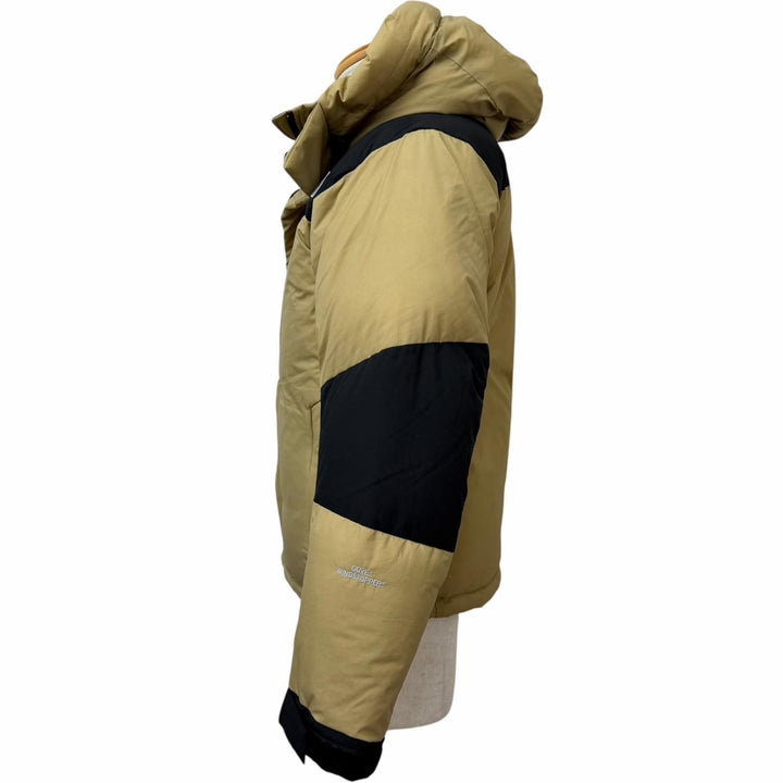 美品□THE NORTH FACE ザ ノースフェイス ND91840 Baltro Light Jacket GORE-TEX フーデッド ダウンジャケット ベージュ S 正規品 メンズ