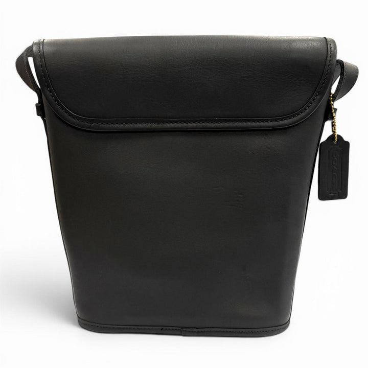 未使用品★COACH コーチ ヴィンテージ JACKSON BUCKET オールド コーチ グローブレザー バケツ型 ショルダーバッグ ブラック USA製