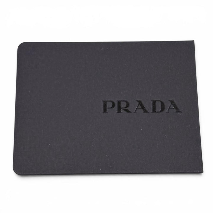 極美品★PRADA プラダ 1PS063 トライアングルロゴ プレート キーリング キーホルダー ピンク ゴールド レディース 箱付き