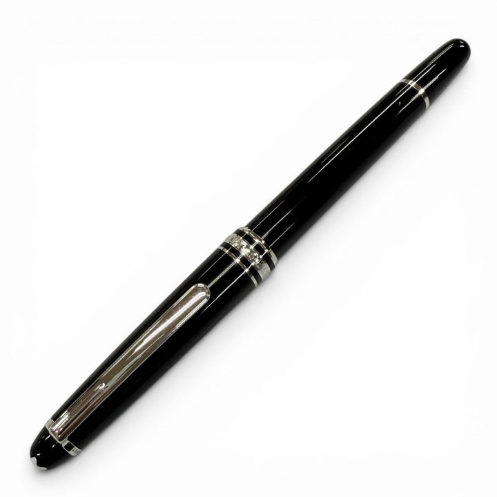 美品▼MONTBLANC モンブラン マイスターシュテュック クラシック プラチナライン ホワイトスター キャップ式 ボールペン 筆記確認済み
