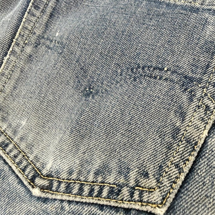 人気▼Levi s リーバイス ヴィンテージ BIG E 501 60S Vステッチ USED加工 ボタン裏2 ボタンフライ デニムパンツ ブルー L33 メンズ